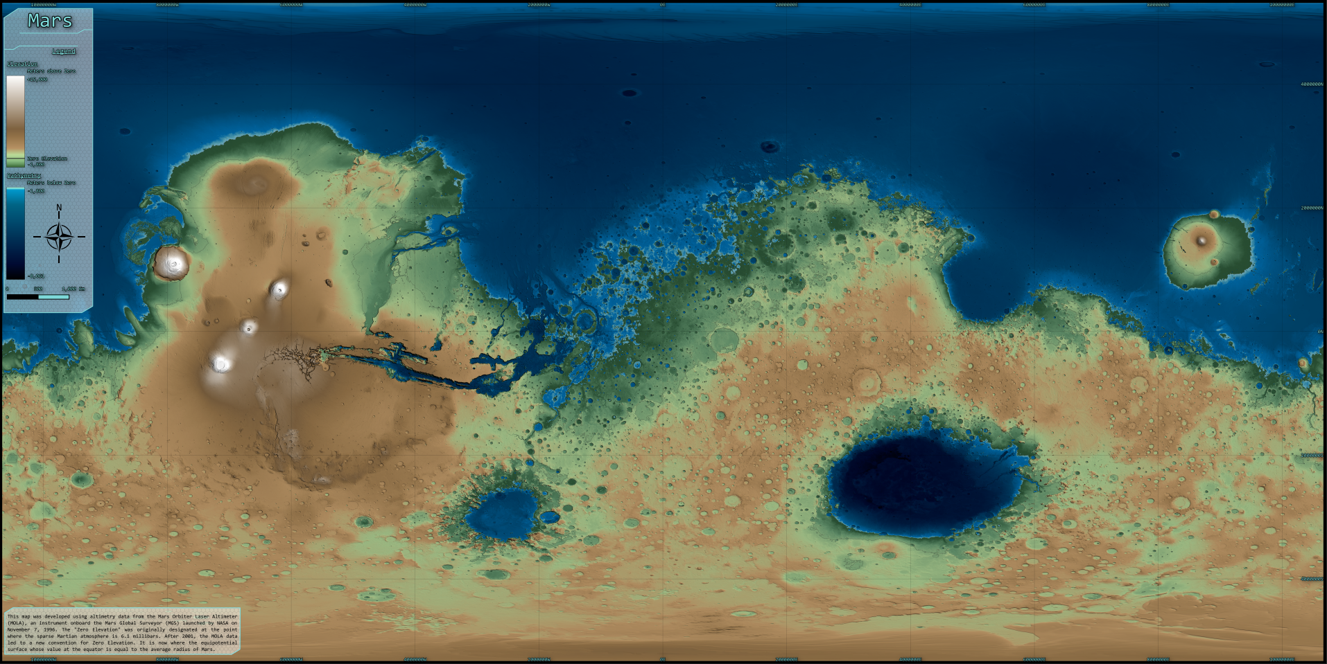 Mars Map